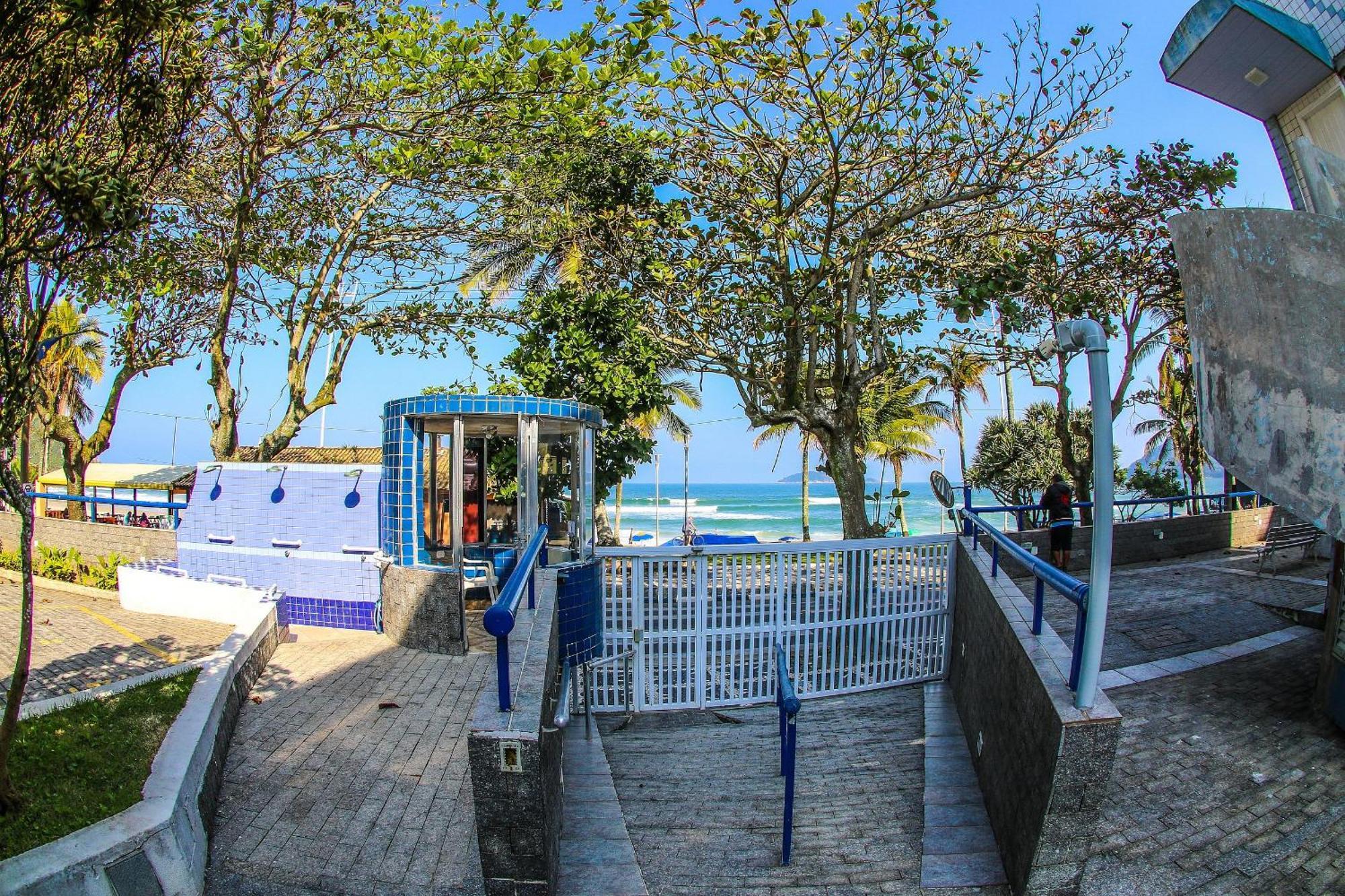 1E-Pe Na Areia Da Praia Do Tombo, 3 Quartos, Ar Cond, 2 Banheiros+Roupas De Cama グァルジャー エクステリア 写真