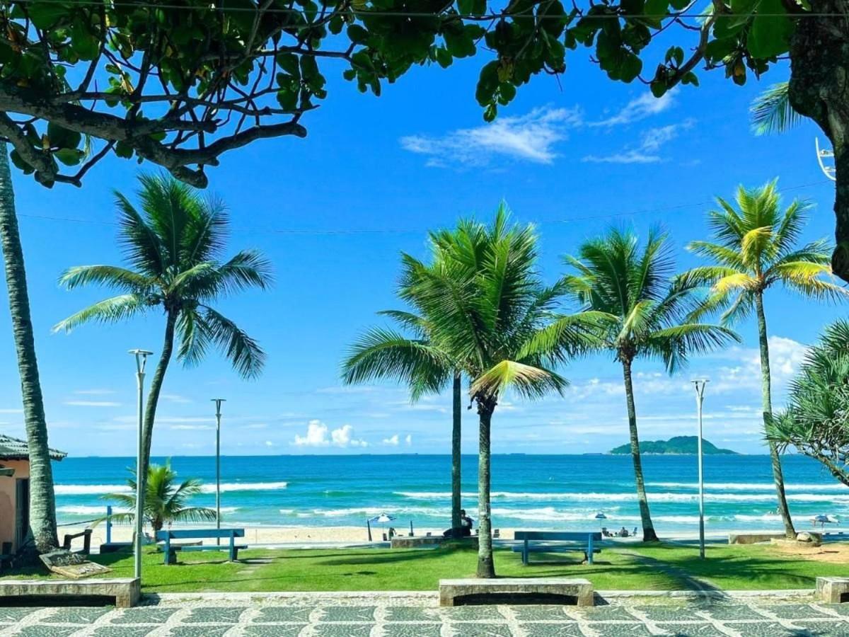 1E-Pe Na Areia Da Praia Do Tombo, 3 Quartos, Ar Cond, 2 Banheiros+Roupas De Cama グァルジャー エクステリア 写真